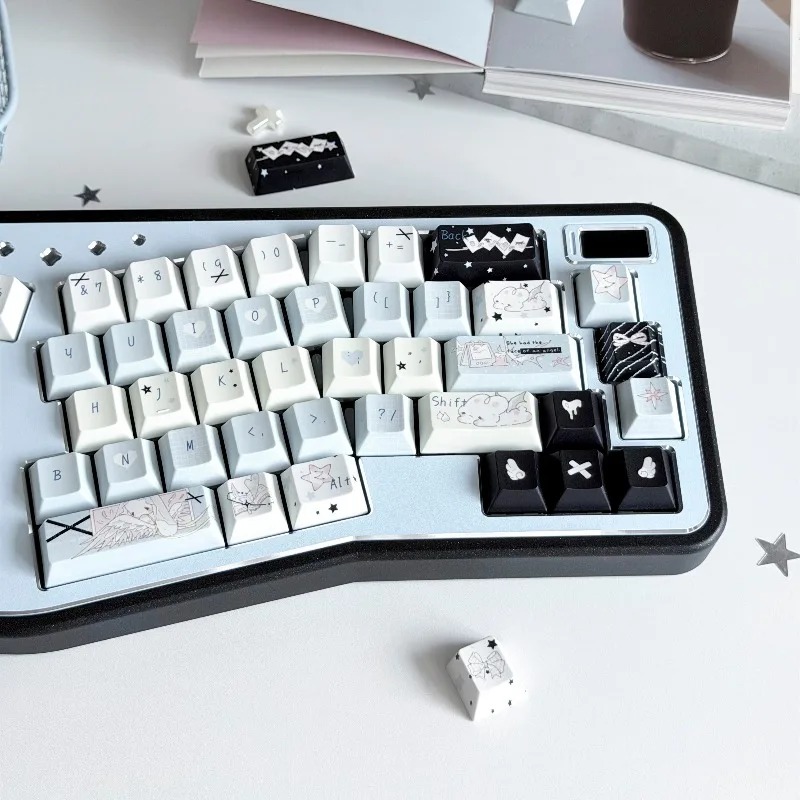 Gaming Set Accessories - Pseudo Angel Theme Keycaps Set Customized