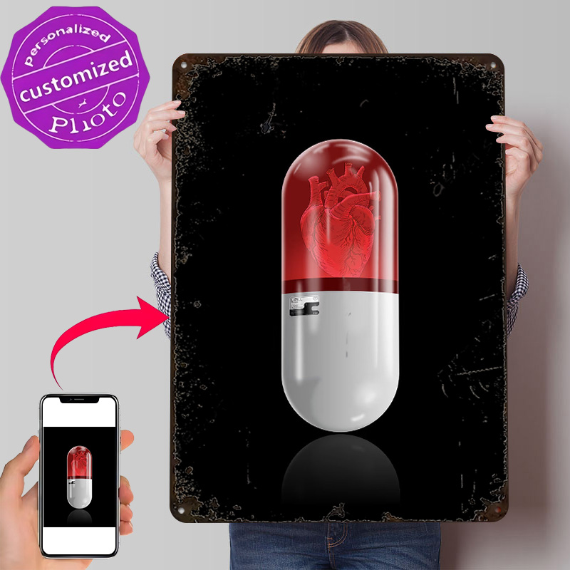 Gaming Accessories Gifts For Men - L Pill Poster Retro 3D Printed