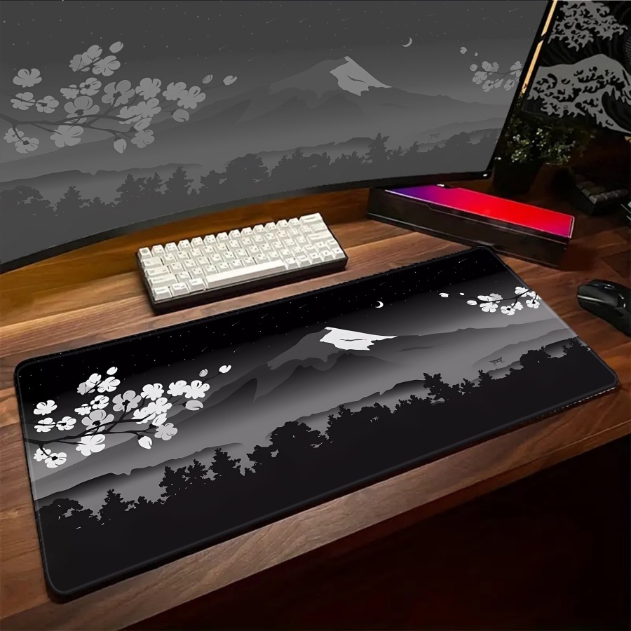 Gaming Accessories Pc Setup - Kawaii XXL Cute Sakura Large Mouse