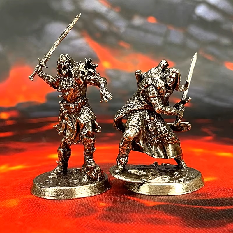 Gaming Set Accessories - New Fantasy Metal Miniature Demon Warrior