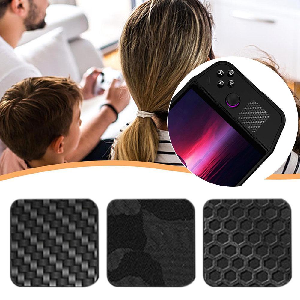 Gaming Accessories Console - Carbon Fiber Patterned Stickers For Legion