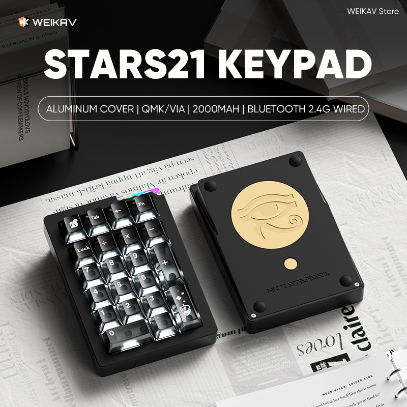 Original WEIKAV Stars21 Wirele - đánh giá và giá Keyboard Numpad Separate
