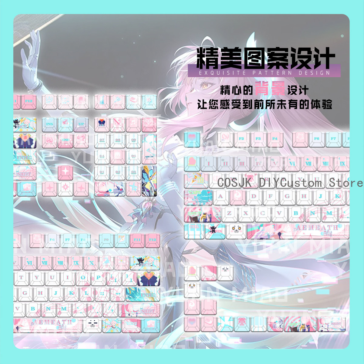 122 Keys Anime Wuthering Waves - đánh giá và giá Gaming Accessories In China