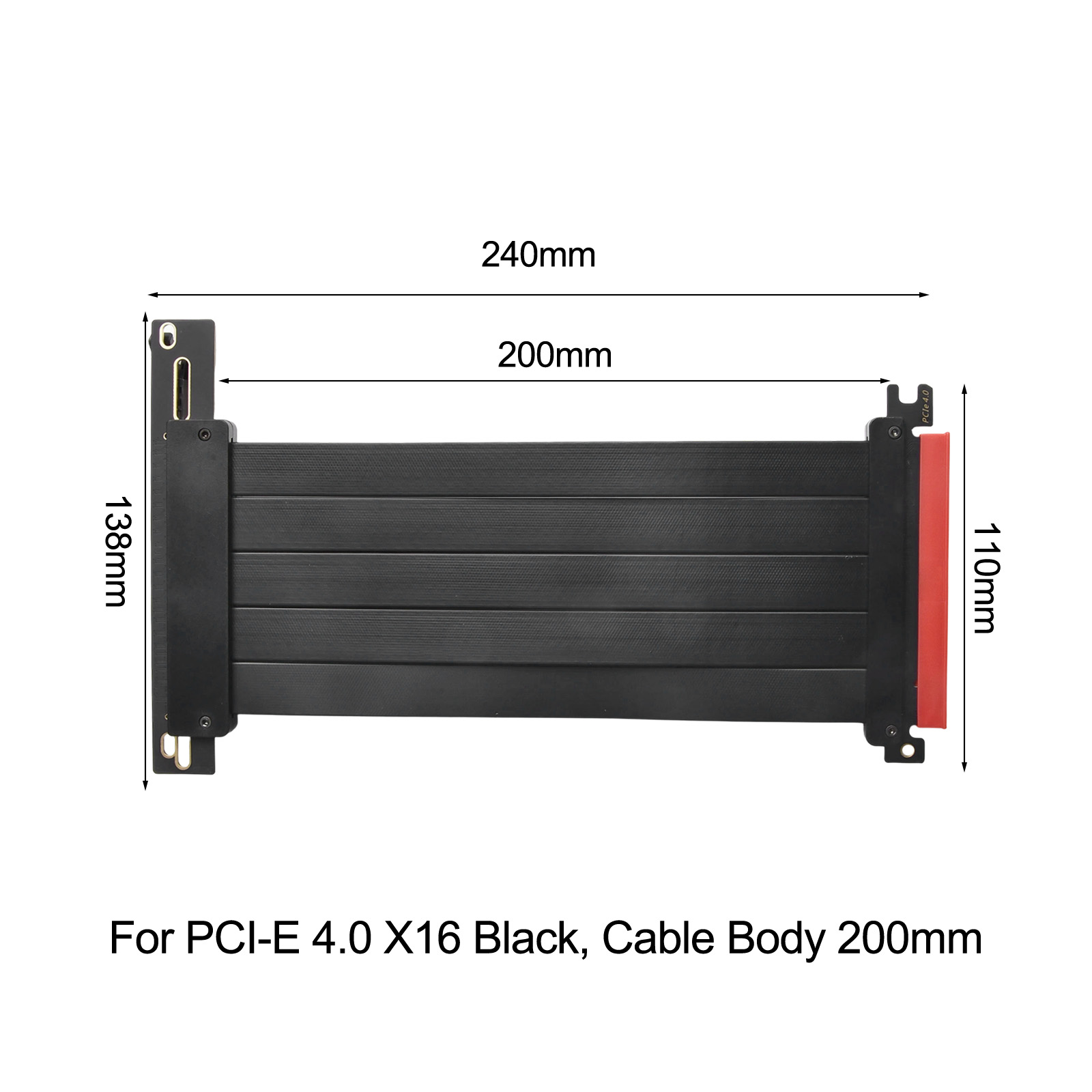 For PCIe 4.0 X16 Riser Cable 2 - đánh giá và giá Pcie Extension Cable