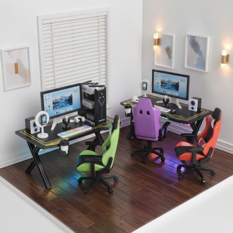 1/12 Dollhouse Tiny Gaming Des - đánh giá và giá Gaming Set Accessories