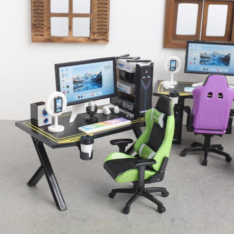 1/12 Dollhouse Tiny Gaming Des - đánh giá và giá Gaming Set Accessories