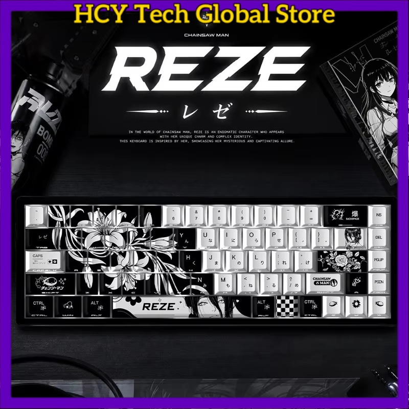 HCY Reze 5.0 Anime Keycaps Cha - đánh giá và giá Gaming Accessories Gifts For Men