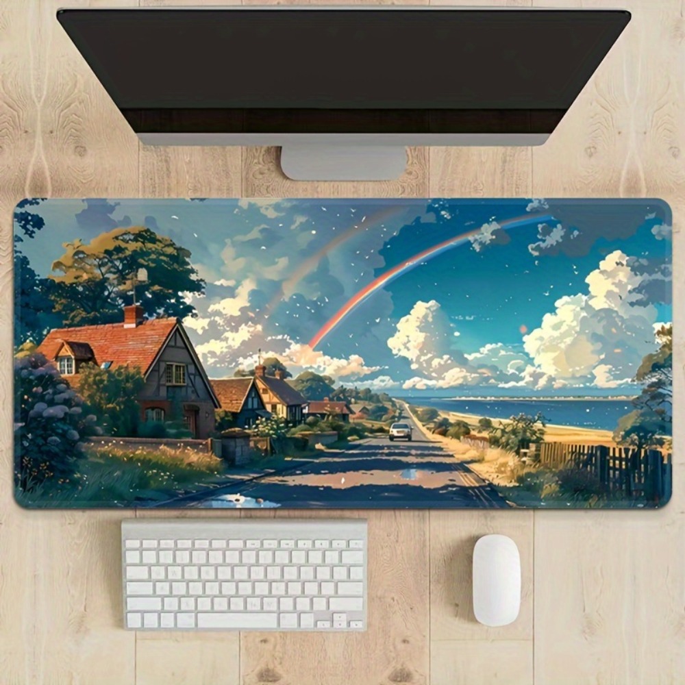 Large coastal village desktop  - đánh giá và giá Gaming Accessories Pc Setup