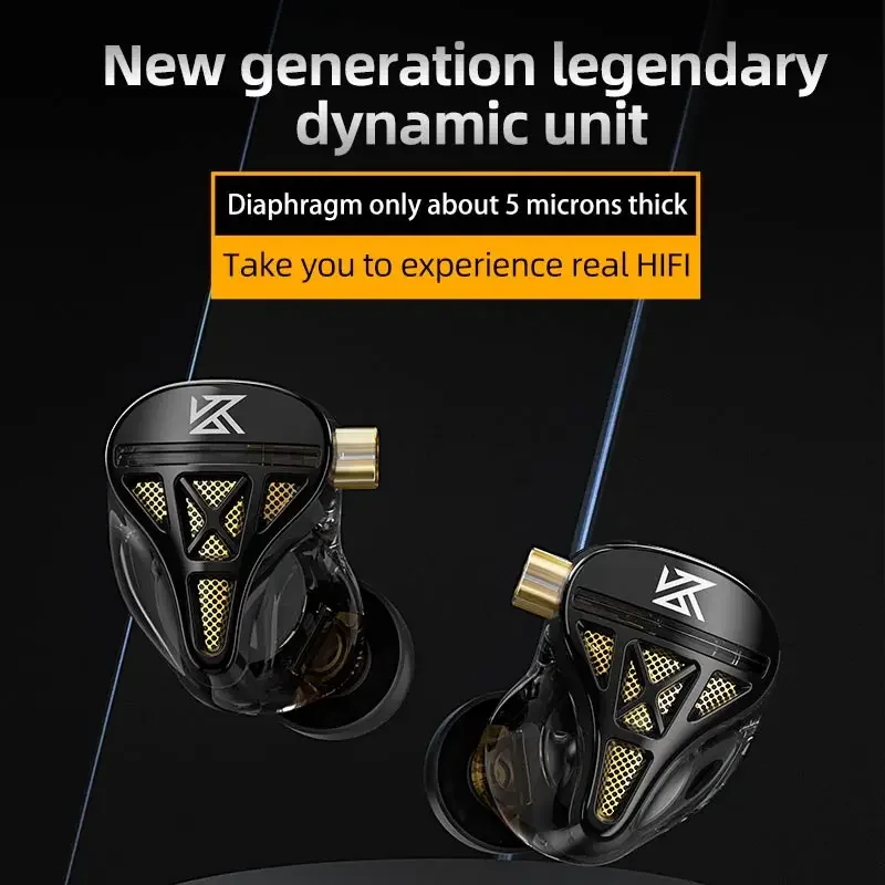 KZ DQS 1DD HiFi IEM Headphones - đánh giá và giá Gaming Set Accessories