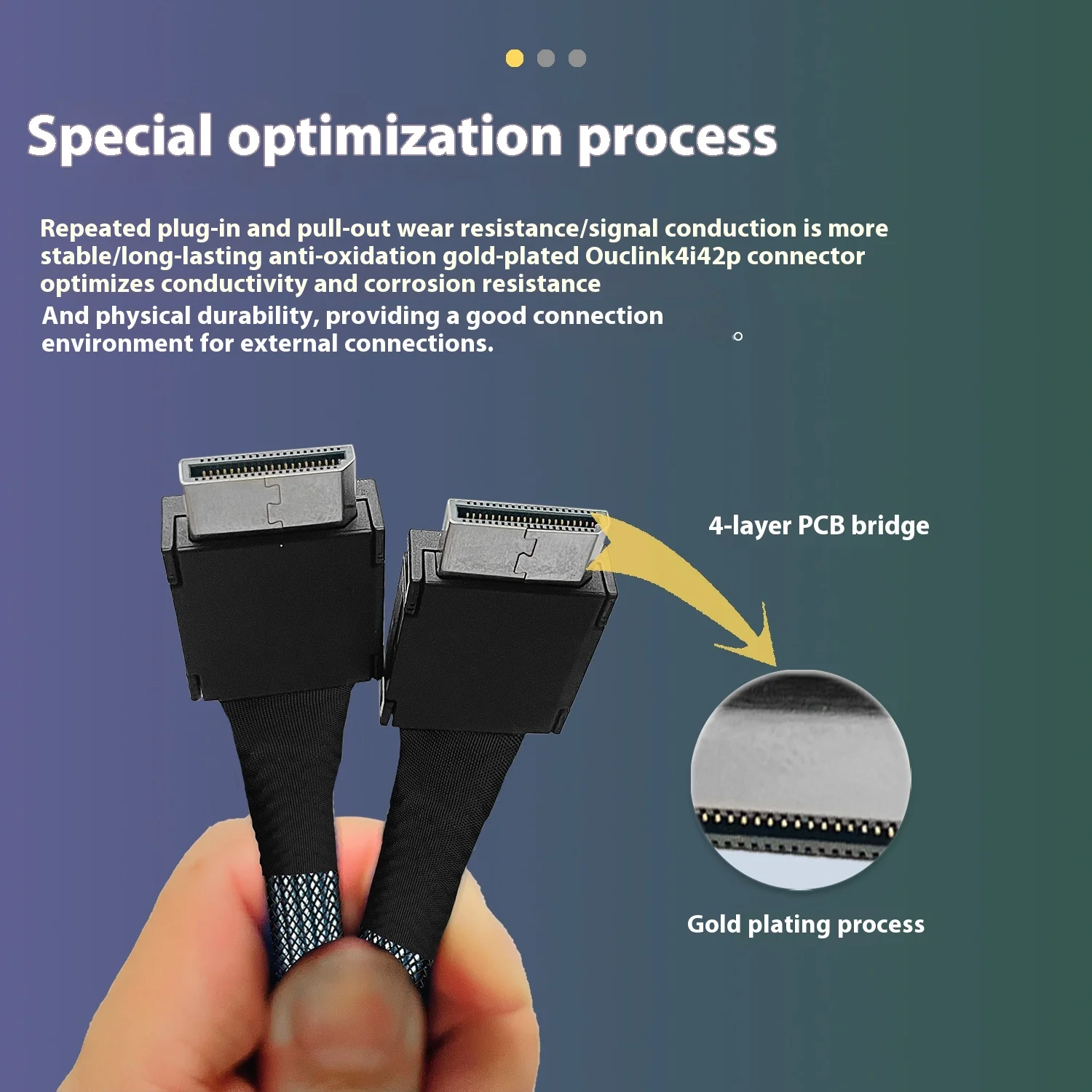 PCIE 4.0 X4 Oculink 4i / 4X Ca - đánh giá và giá Pcie Extension Cable