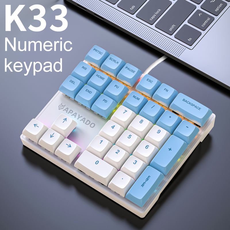 K33 33-Key Mechanical Numeric  - đánh giá và giá Keyboard Numpad Separate