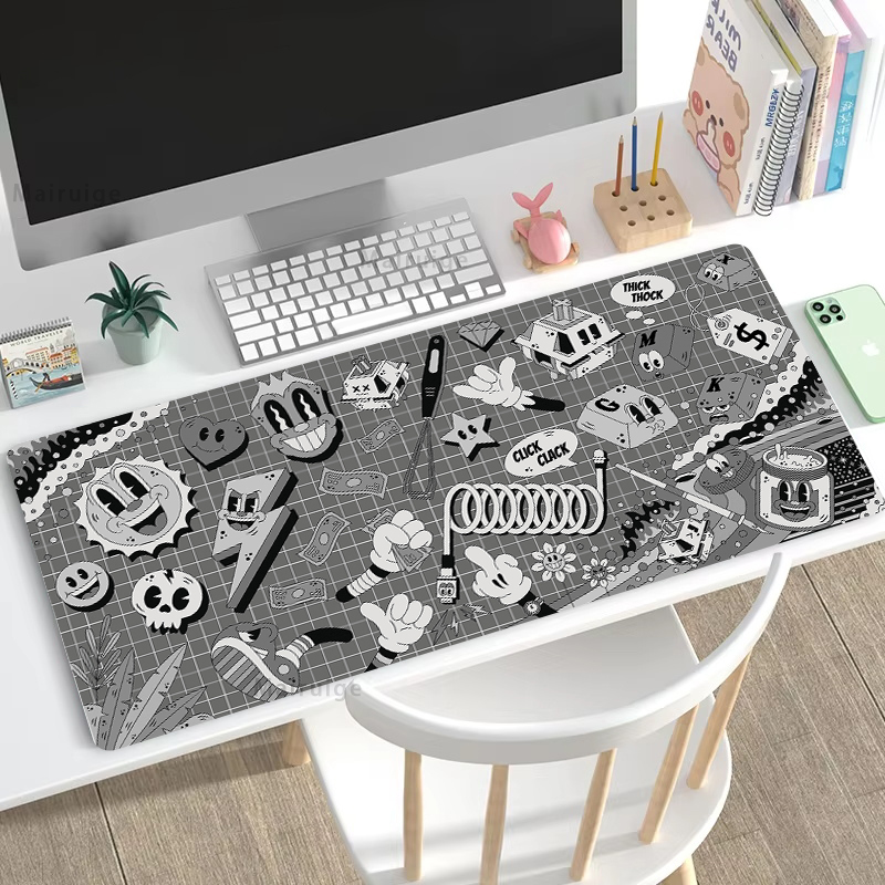 Graffiti Mausepad Office Rug D - đánh giá và giá Gaming Accessories Pc Setup