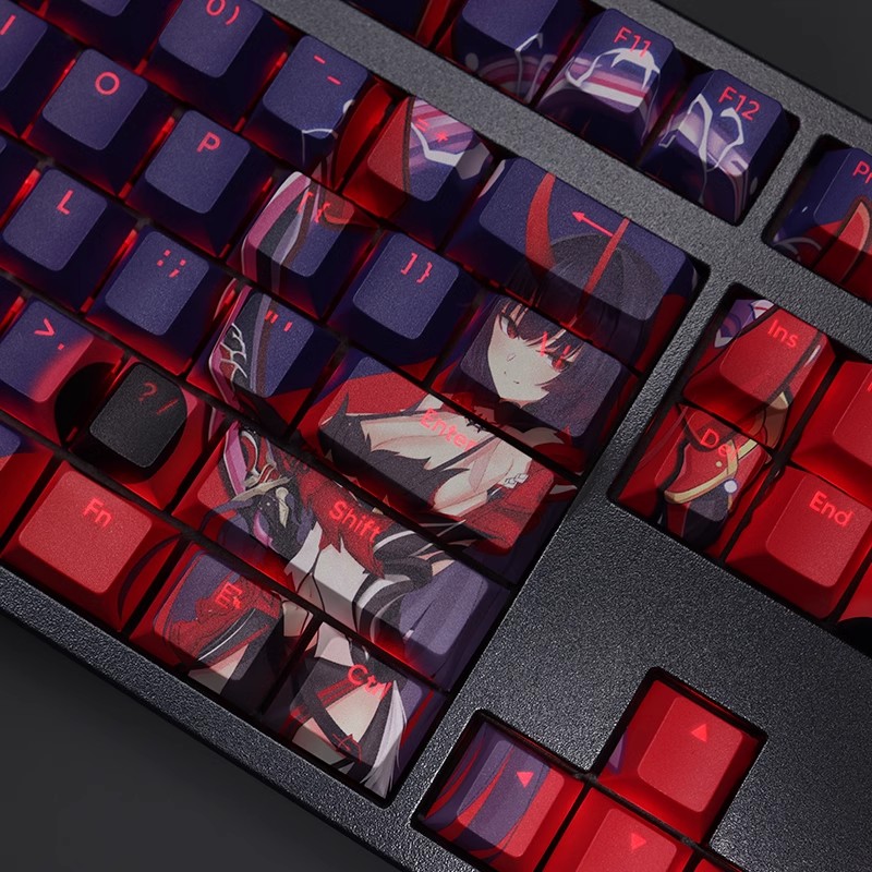 108 Keys/set Honkai Impact 3 H - đánh giá và giá Gaming Set Accessories