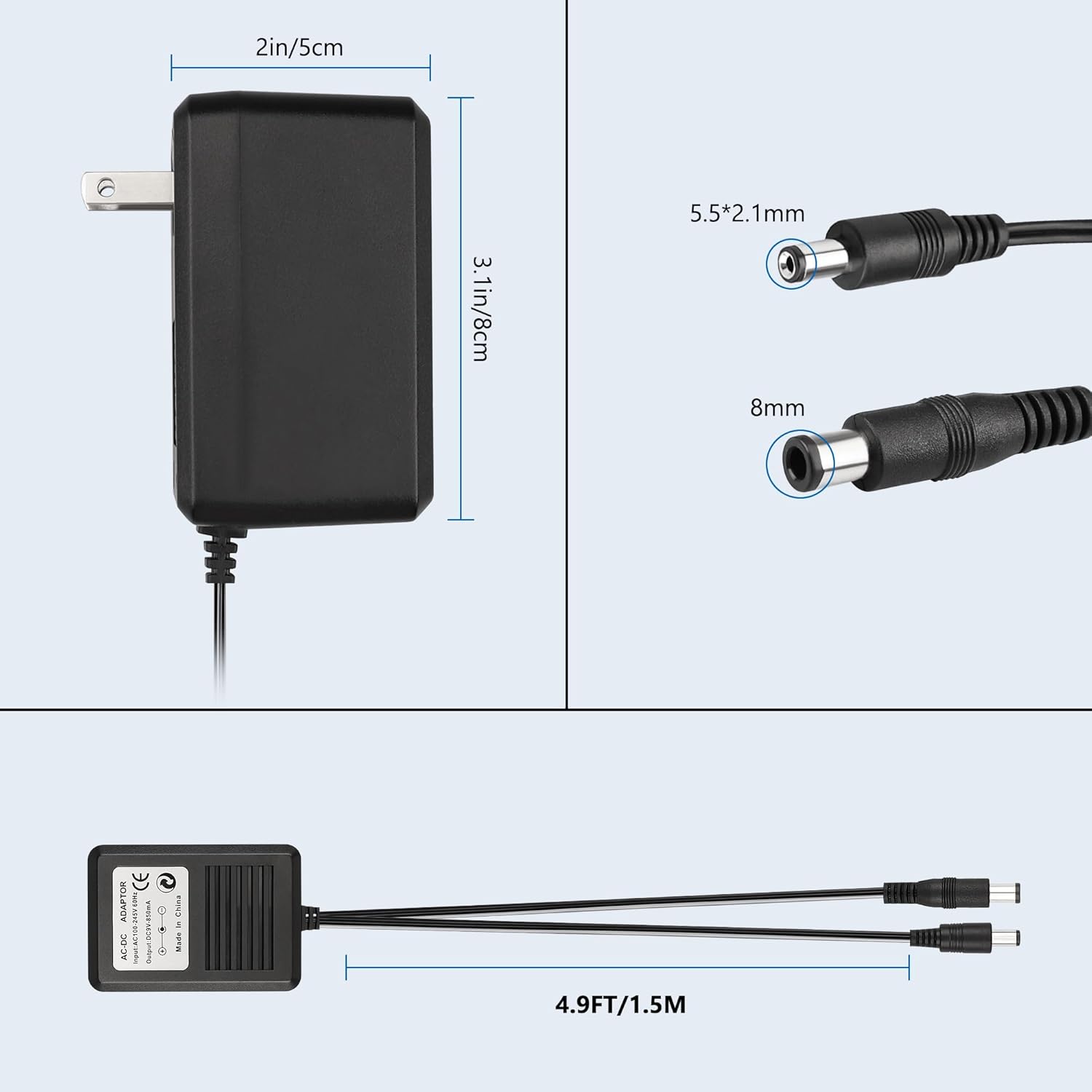 US Plug 3 in 1 AC Power Supply - đánh giá và giá Gaming Accessories Dropshipping