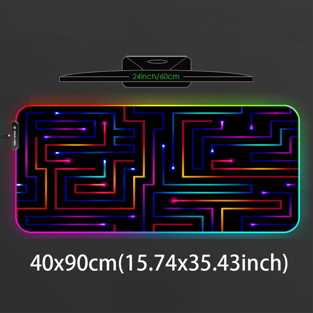 Xxl Mouse Pad 900x400 Neon Cir - đánh giá và giá Gaming Accessories Pc Setup