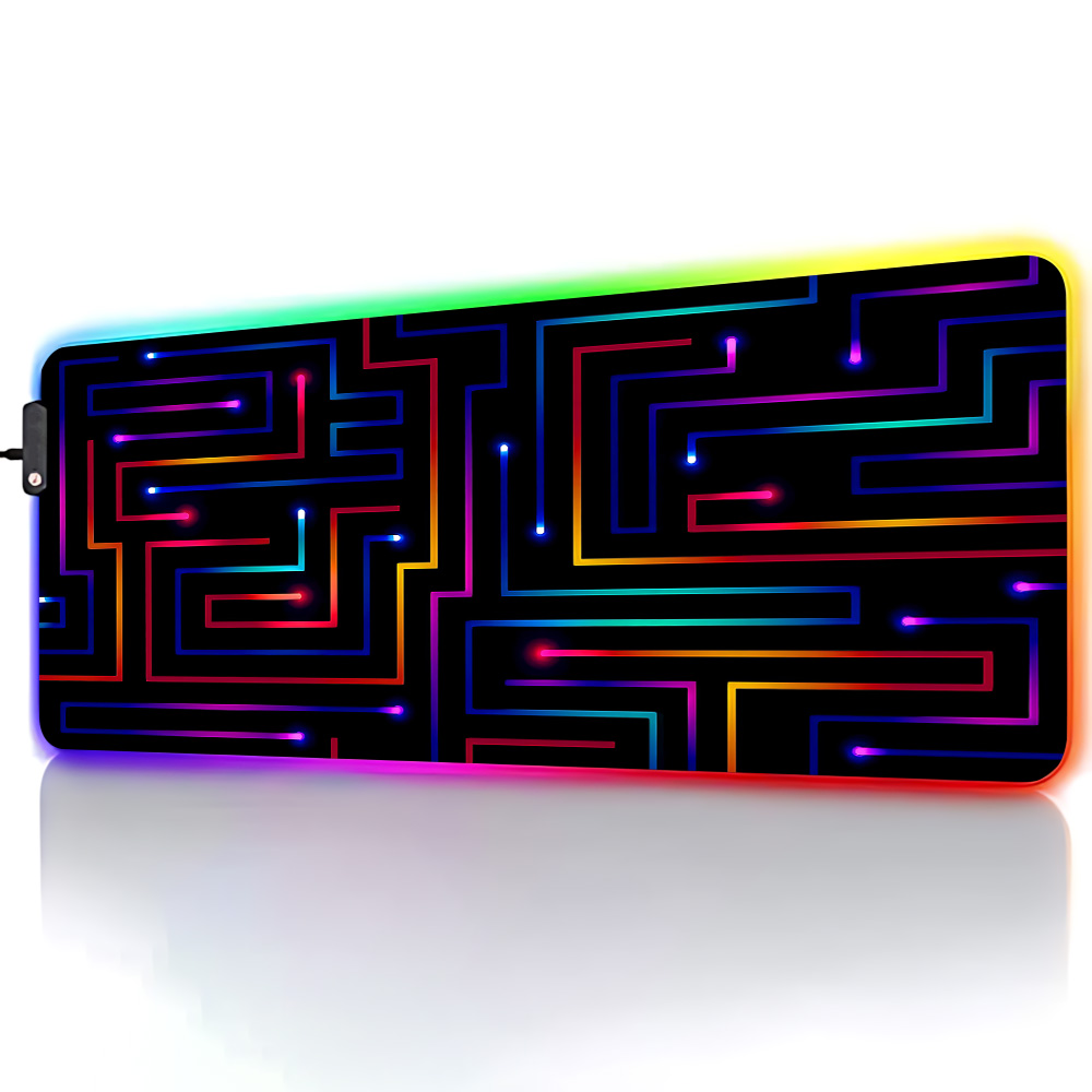 Xxl Mouse Pad 900x400 Neon Cir - đánh giá và giá Gaming Accessories Pc Setup
